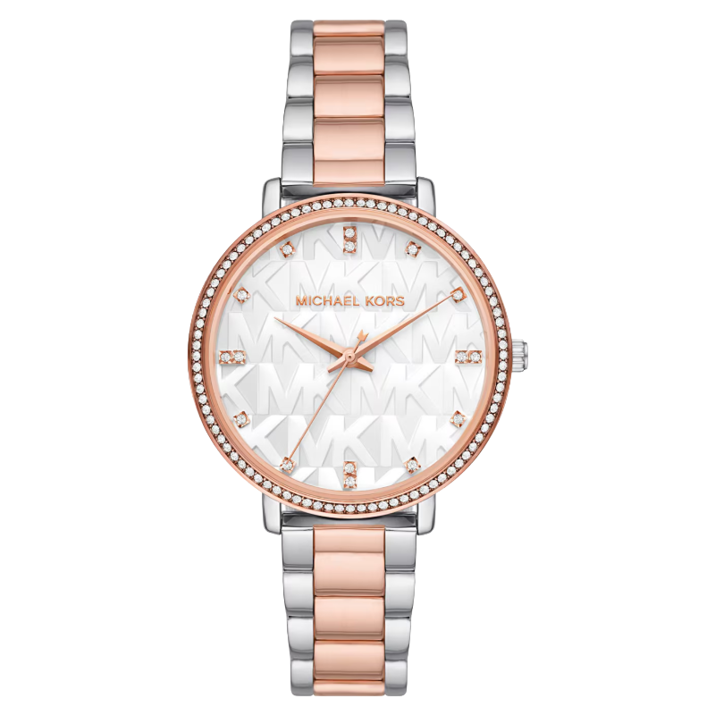 Michael Kors Silver Tone Pyper Women Watch MK4667