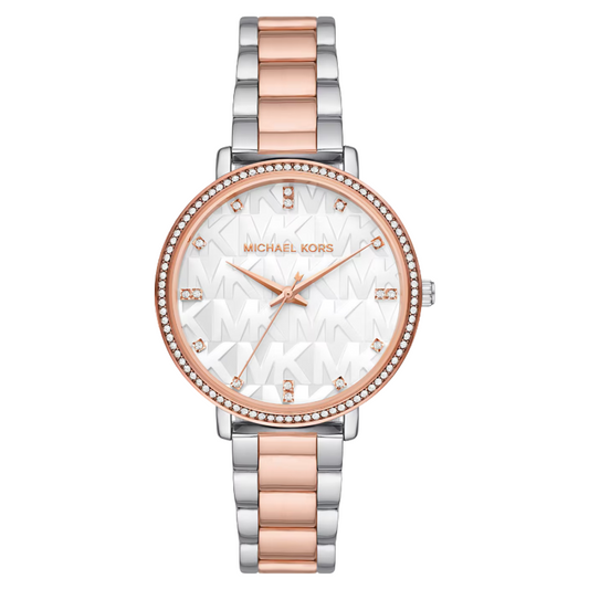 Michael Kors Silver Tone Pyper Women Watch MK4667