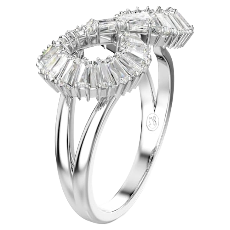 Swarovski Hyperbola Ring Infinity White Crystal Size 52