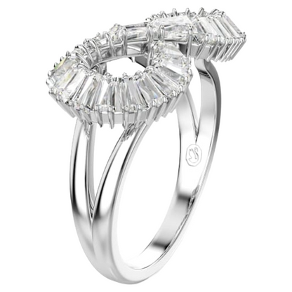 Swarovski Hyperbola Ring Infinity White Crystal Size 52