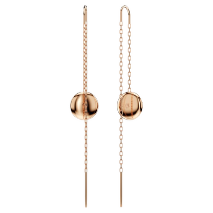 Swarovski Meteora Rose Gold Tone Plated Crystal Drop Earrings 5689427