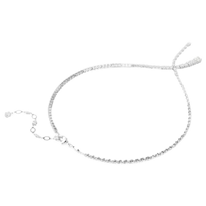 Swarovski Matrix Y Necklace Mixed Cuts White Rhodium Plated 5692533