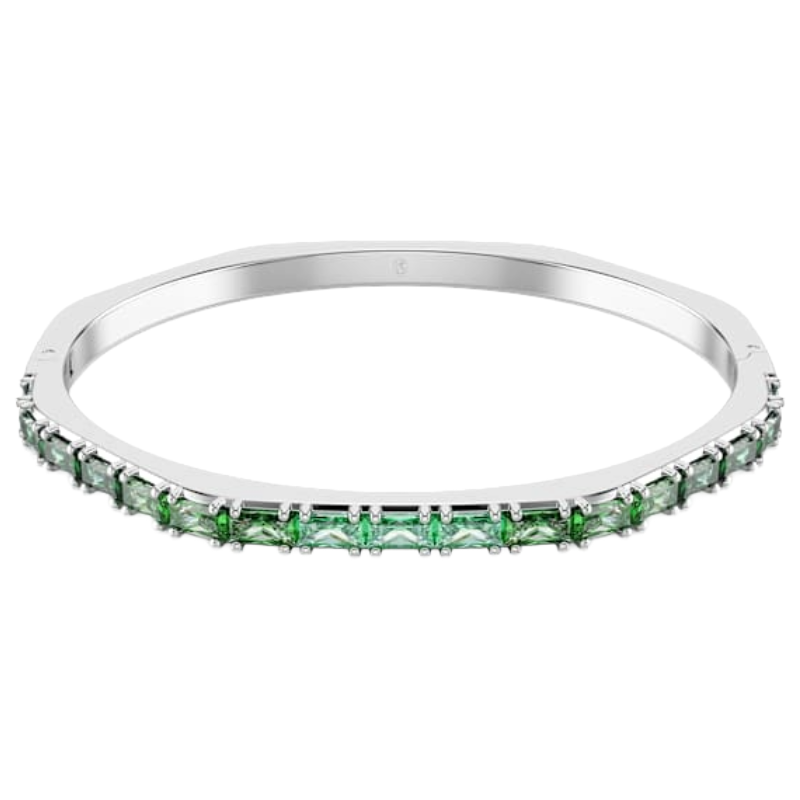 Swarovski Women's Matrix Green Crystal Bangle 5705785
