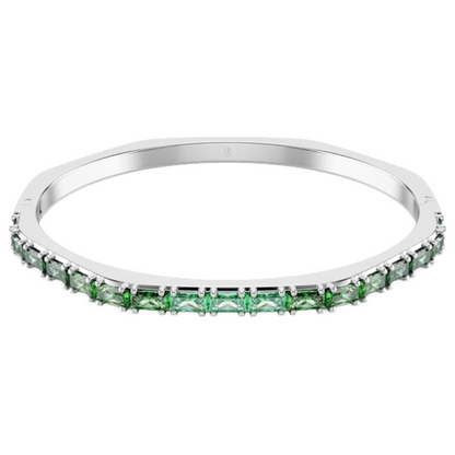 Swarovski Women's Matrix Green Crystal Bangle 5705785