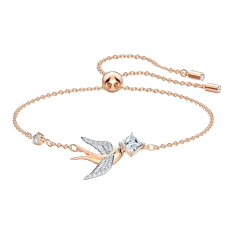 Swarovski Rose Gold Tone Bird Bracelet 5530813