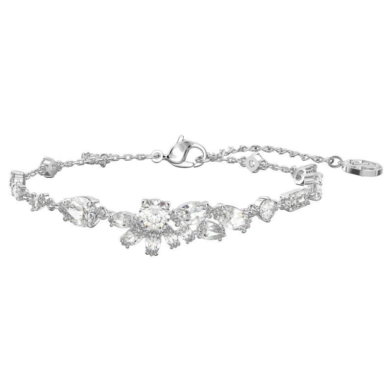 Swarovski SIlver Flower Bracelet 5305826