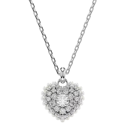 Swarovski Hyperbola White Crystal Heart Pendant 5689676