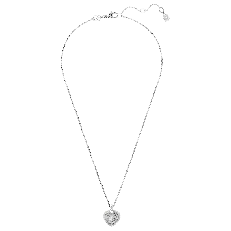 Swarovski Hyperbola White Crystal Heart Pendant 5689676