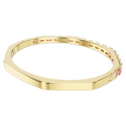 Swarovski Matrix Bangle Pink, 18K Gold Finish Size M 5705791