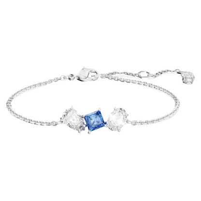 Swarovski Silver & Blue Mesmera Bracelet Rhodium Plated 5673569