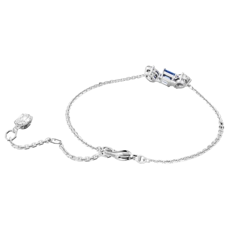Swarovski Silver & Blue Mesmera Bracelet Rhodium Plated 5673569