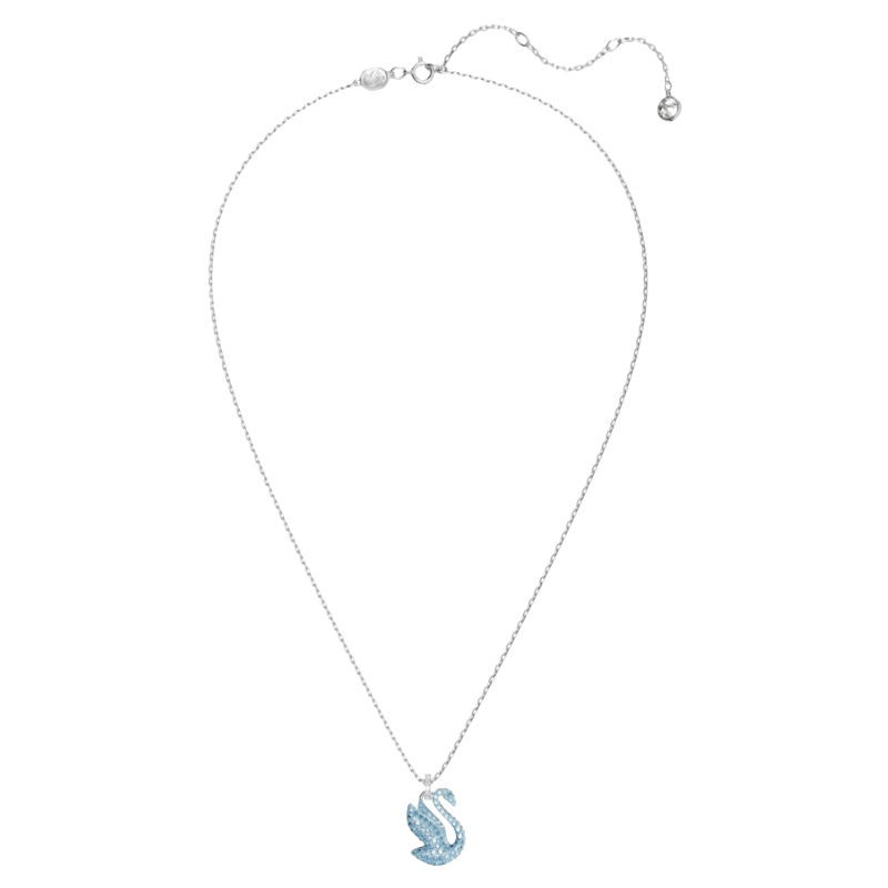Swarovski Iconic Swan LD NI Blue Crystal Necklace 5673573