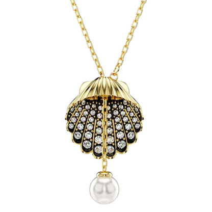 Swarovski Gold Shell Necklace 18K Gold Finish 5689675