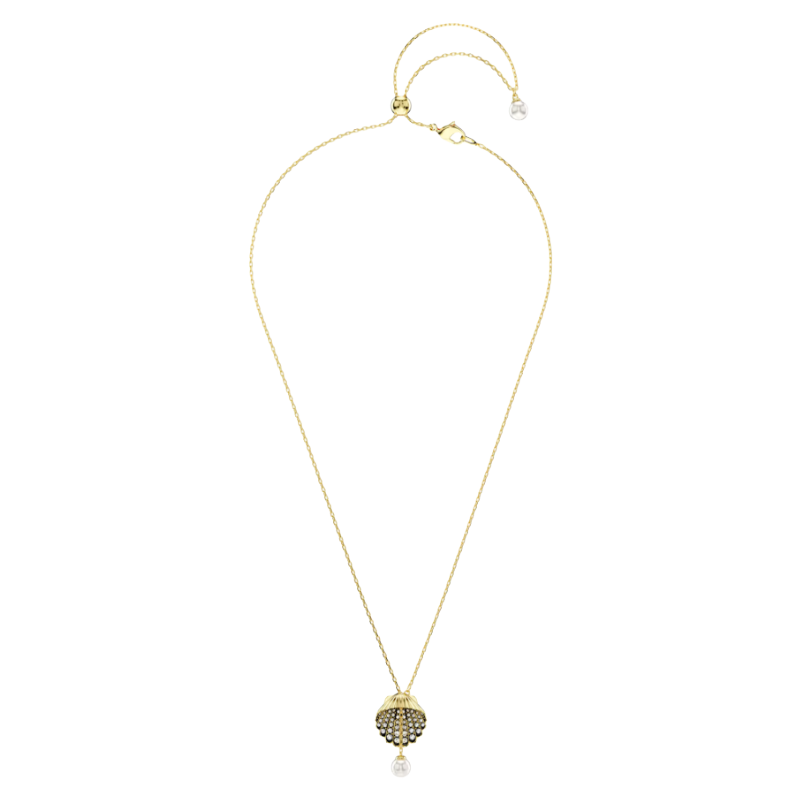 Swarovski Gold Shell Necklace 18K Gold Finish 5689675