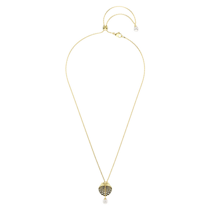 Swarovski Gold Shell Necklace 18K Gold Finish 5689675