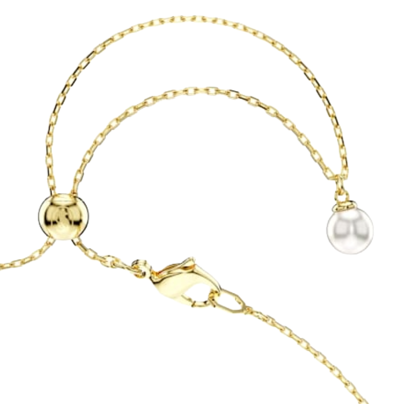 Swarovski Gold Shell Necklace 18K Gold Finish 5689675