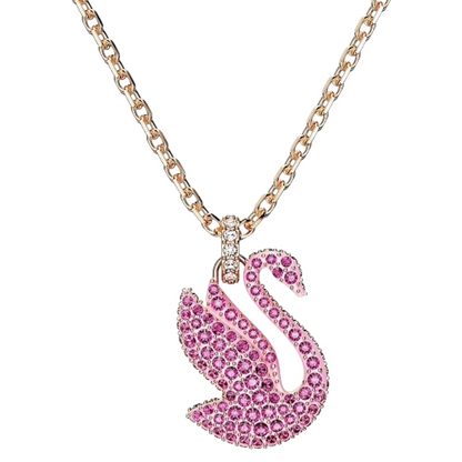 Swarovski Iconic Swan Rose Pink Crystal Pendant 5660028