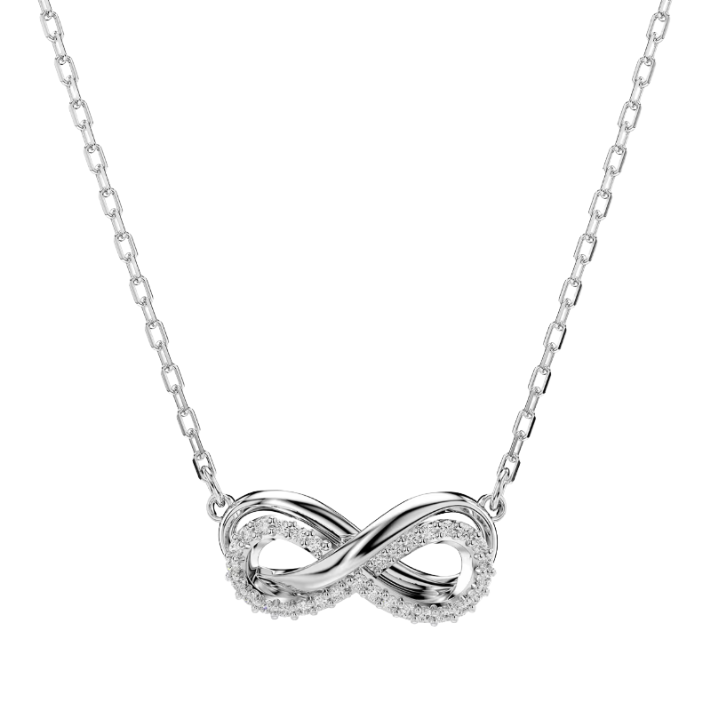 Swarovski Hyperbola Crystal Infinity Pendant Necklace 5689674