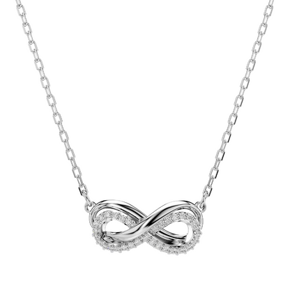 Swarovski Hyperbola Crystal Infinity Pendant Necklace 5689674