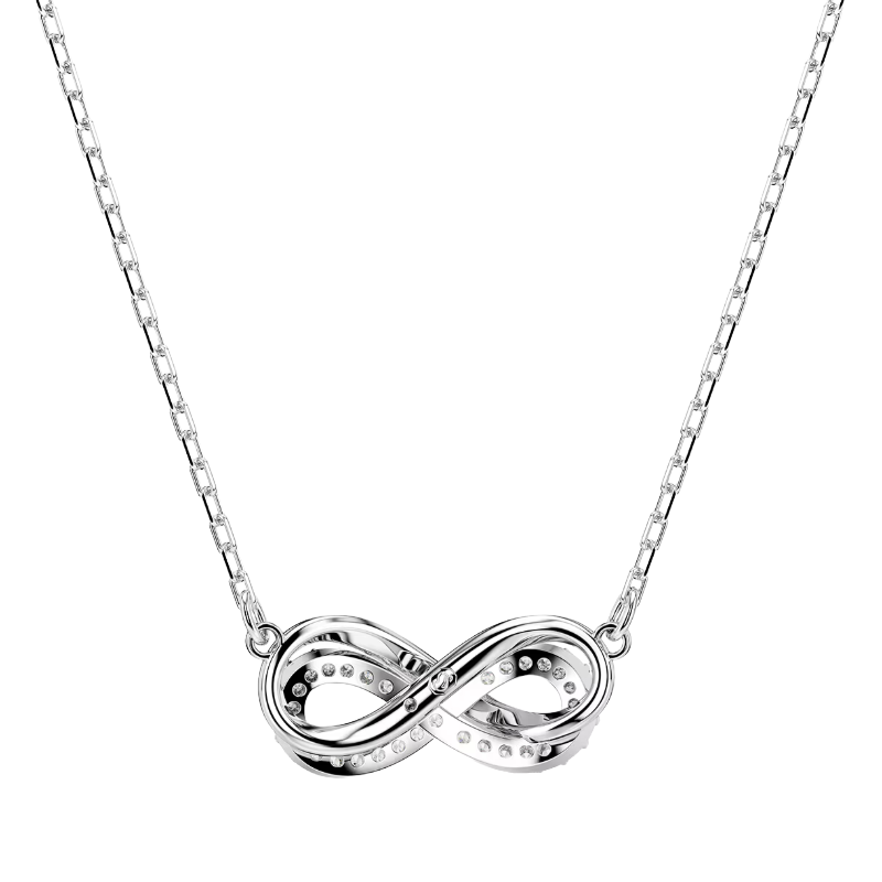 Swarovski Hyperbola Crystal Infinity Pendant Necklace 5689674