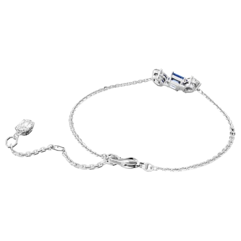Swarovski Silver & Blue Mesmera Bracelet Rhodium Plated 5668359