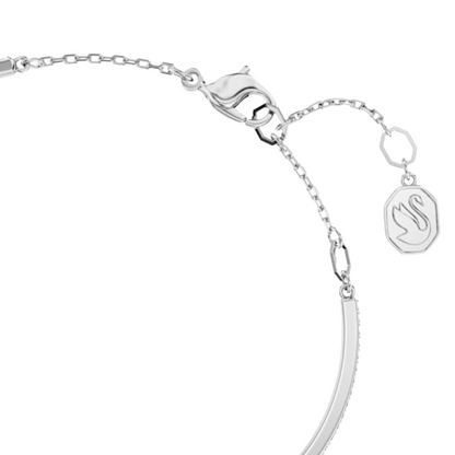 Swarovski Luna White Mixed Cuts Moon Bangle (Blemished Box)