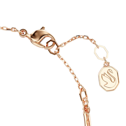 Swarovski Luna Multicoloured Moon Bangle 18K Rose Gold Size M