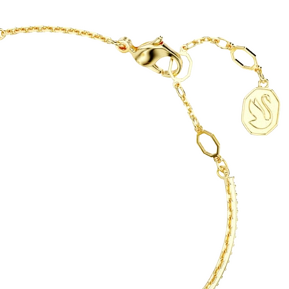 Swarovski Chroma Gold Plated Red Heart Bracelet 5683835