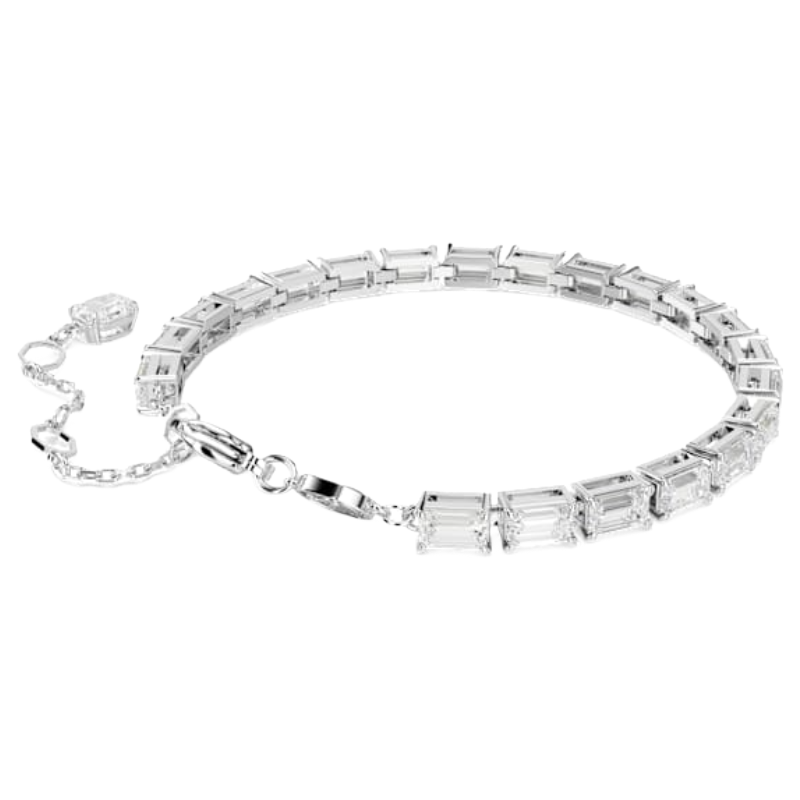 Swarovski Matrix Tenis White Rhodium Bracelet Size M 5707200
