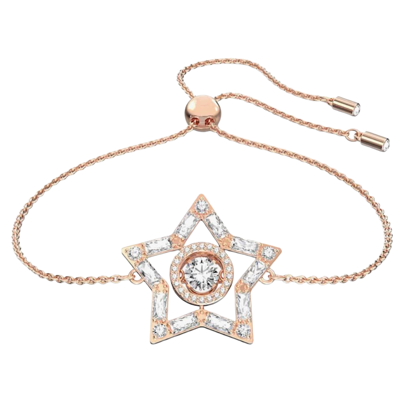 Swarovski Stella Rose Gold Crystal Star Bracelet 5617882 (Blemished Box)