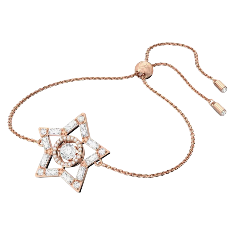 Swarovski Stella Rose Gold Crystal Star Bracelet 5617882 (Blemished Box)