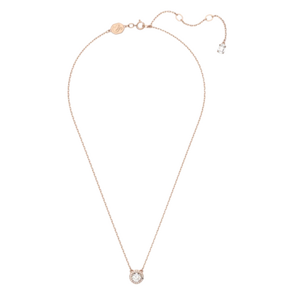 Swarovski Una Angelic Necklace Pavé, White, Rose Gold 5648990
