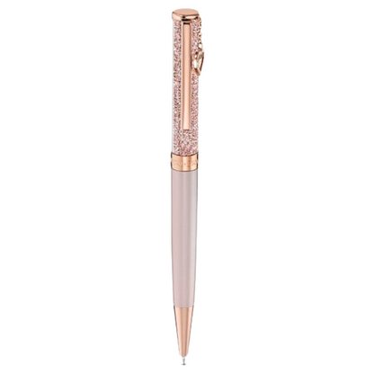 Swarovski Ballpoint Pen Crystalline Heart, Rose gold tone, Pink Lacquered