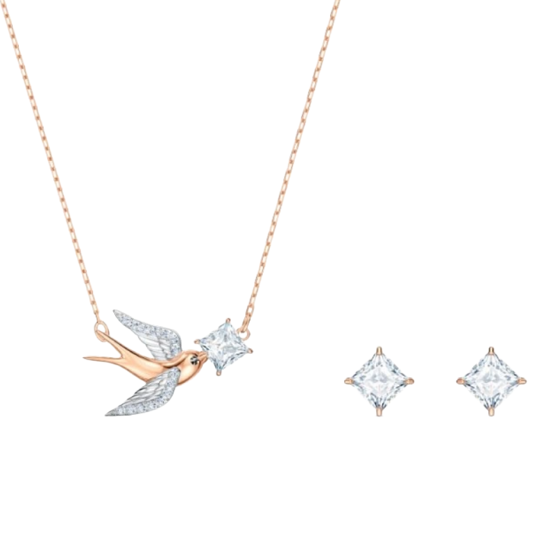 Swarovski Kolye Küpe Earrings & Necklace Set 5526491