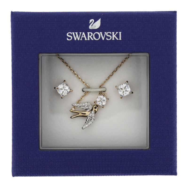 Swarovski Kolye Küpe Earrings & Necklace Set 5526491