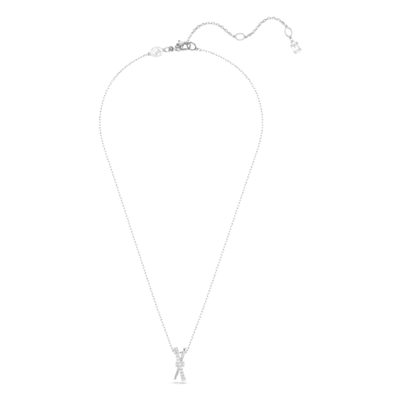 Swarovski Hyperbola Rhodium Plated Mixed Cuts Crystal Necklace 5689723