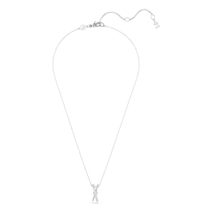 Swarovski Hyperbola Rhodium Plated Mixed Cuts Crystal Necklace 5689723