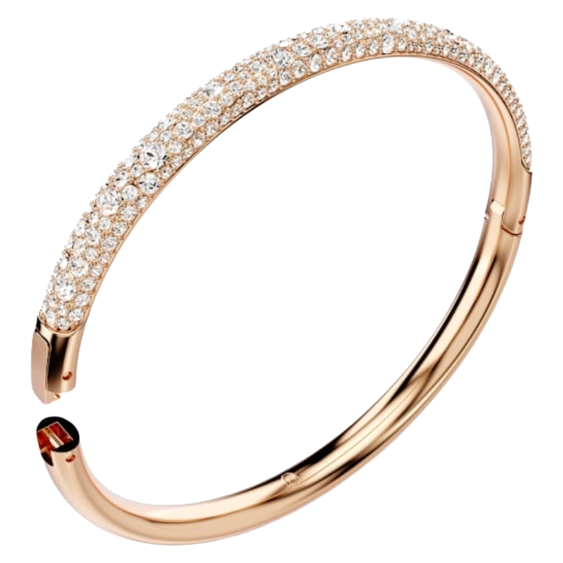 Swarovski Sublima 18K Rose Gold Tone Crystal Bangle 5688611