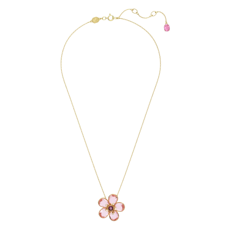Swarovski Florere Pink Flower Necklace 5689710