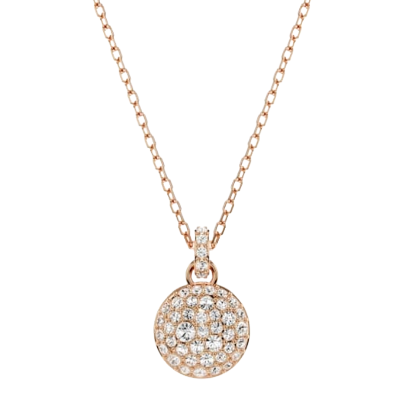 Swarovski Sublima 18K Rose Gold Tone Crystal Necklace 5689709