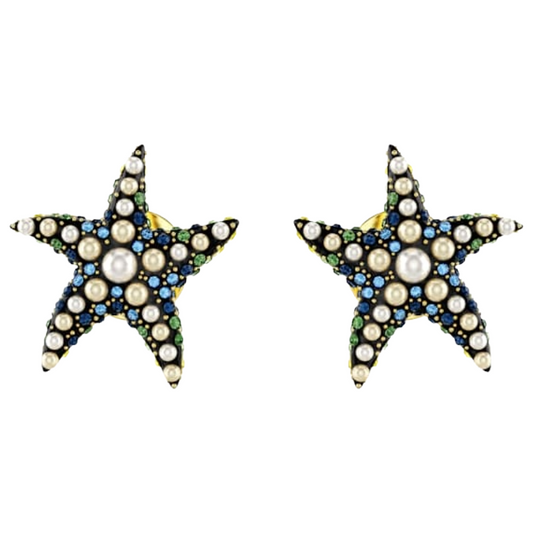 Swarovski Idyllia Starfish Small Multicoloured Stud Earrings 5689668
