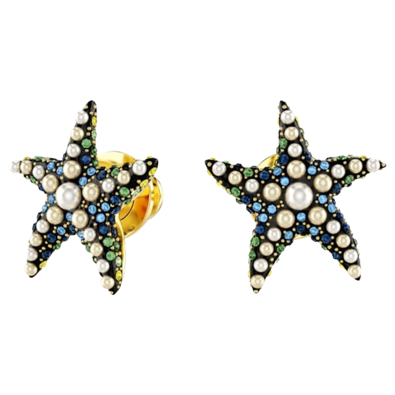 Swarovski Idyllia Starfish Small Multicoloured Stud Earrings 5689668