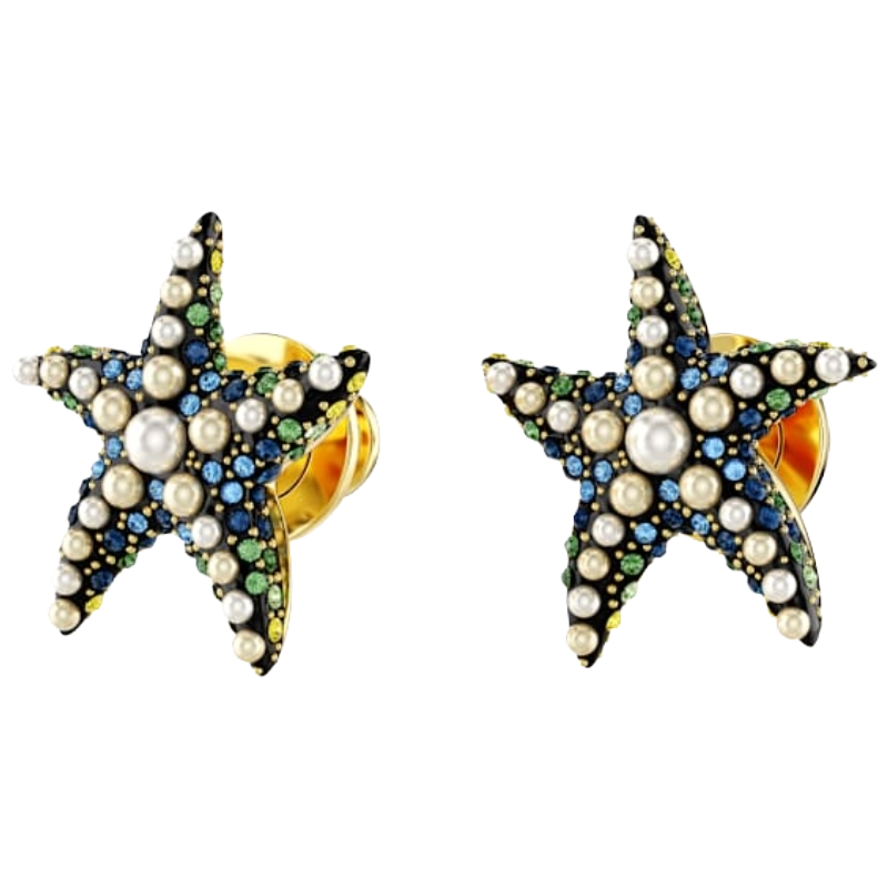 Swarovski Idyllia Starfish Small Multicoloured Stud Earrings 5689668