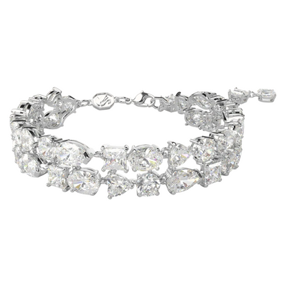 Swarovski Mesmera White Crystal Double Row Bracelet 5669927