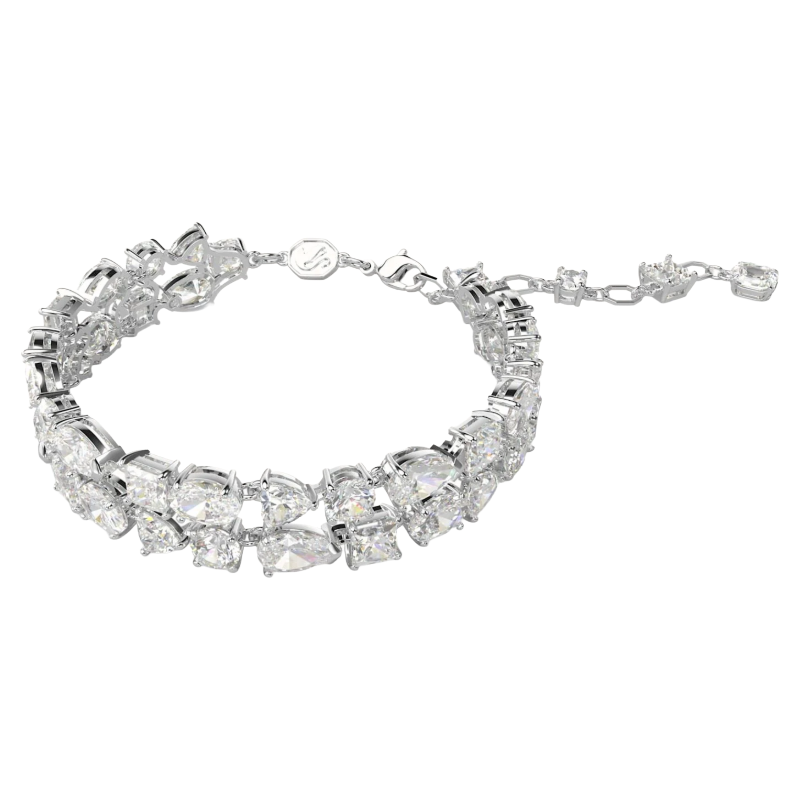 Swarovski Mesmera White Crystal Double Row Bracelet 5669927