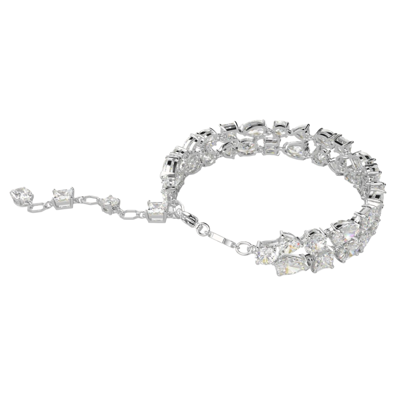 Swarovski Mesmera White Crystal Double Row Bracelet 5669927