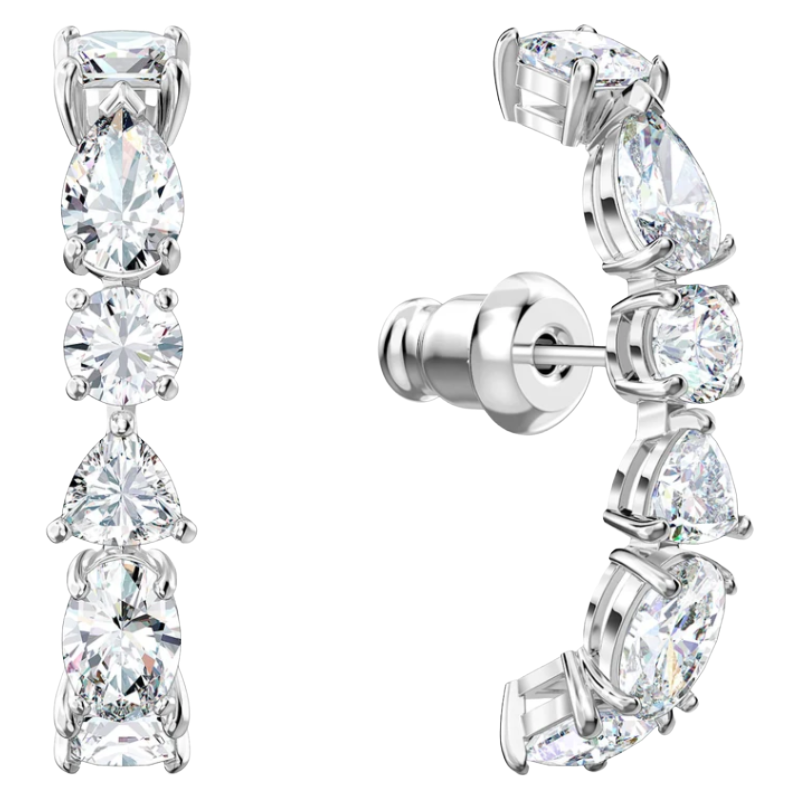 Swarovski Crystal Hoop White Earrings 5576622