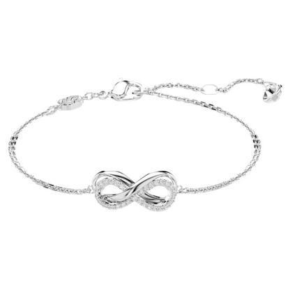 Swarovski Hyperbola White Crystals Zirconia Infinity Bracelet 5679664