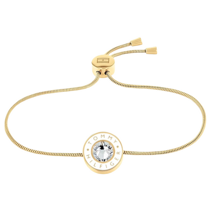 Tommy Hilfiger Gold-tone Stainless Steel & Cubic Zirconia Bracelet 2780806