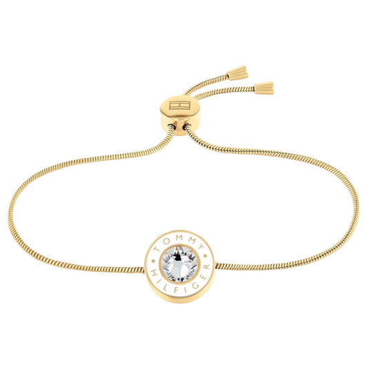 Tommy Hilfiger Gold-tone Stainless Steel & Cubic Zirconia Bracelet 2780806